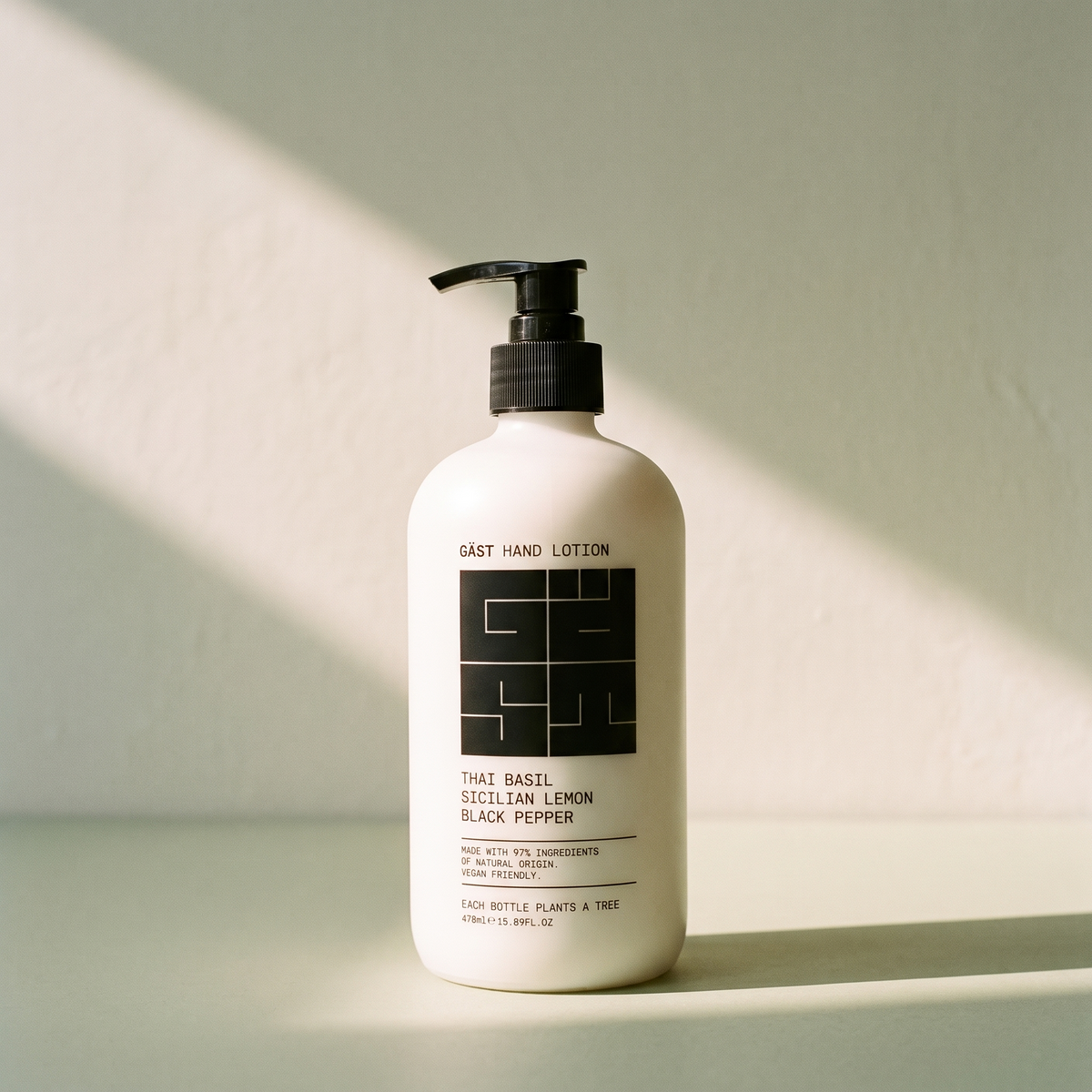Handlotion Thai Basil · 470 ml glas