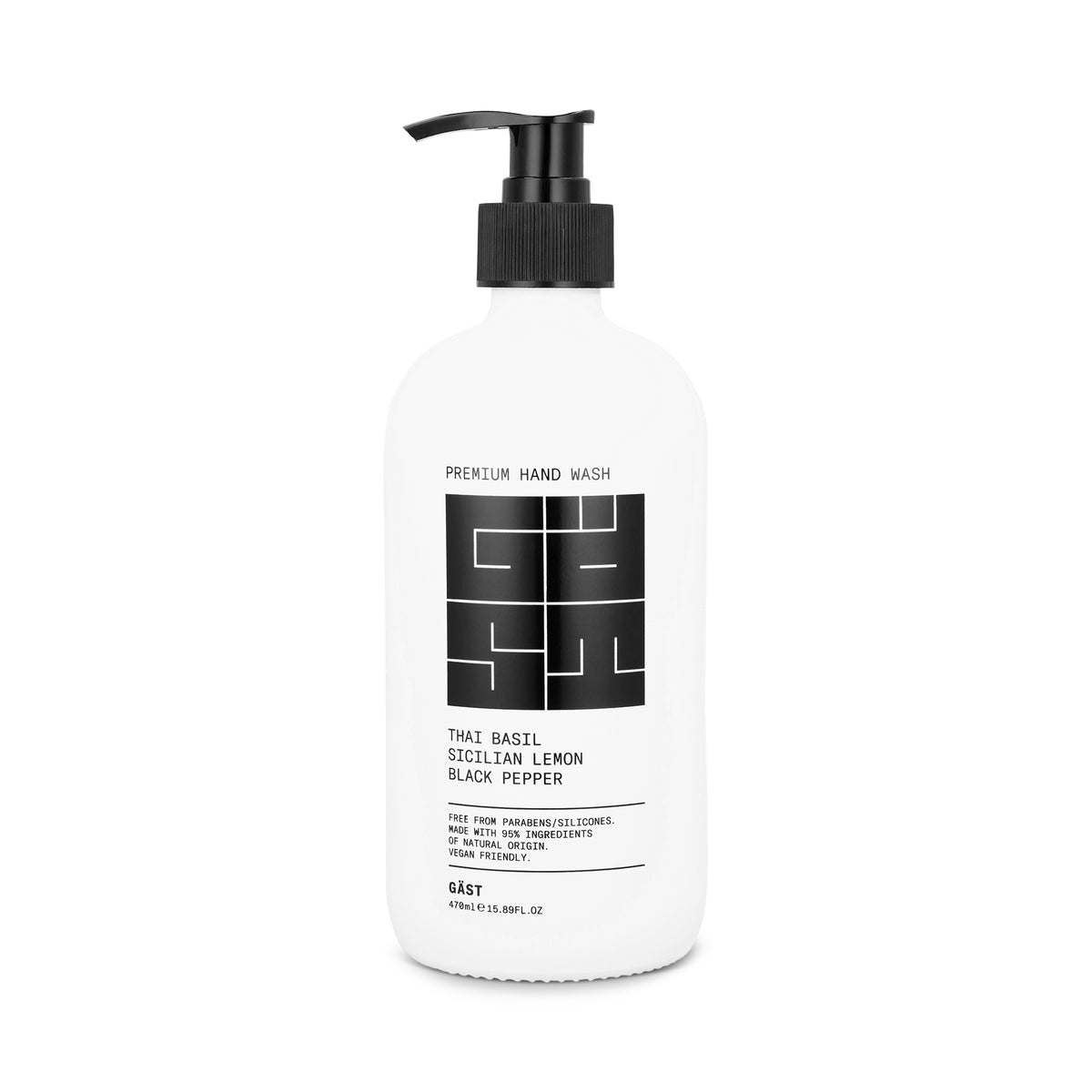 GÄST / HAND WASH / THAI BASIL / 470ML (GLASS BOTTLE) In-house shop