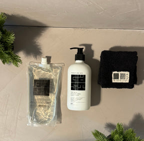 GÄST / GIFT / THAI BASIL 480ml (glass) + REFILL 500ml + TOWEL No.1 (6 pieces)