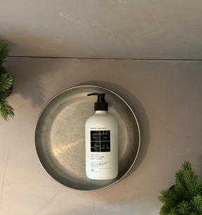GÄST / GIFT / THAI BASIL 480ml (glass) + STONEWASHED PLATE